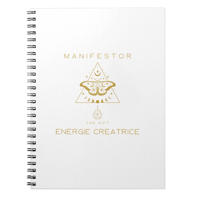 Manifestor type Design Humain Notebook (Front)