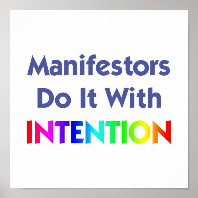 Manifestors Do It With Intention Print (Front)