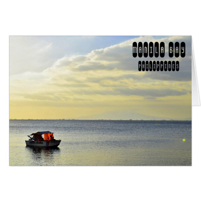 Manila Bay in Philippines (Front Horizontal)