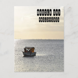 Manila Bay in Philippines Postcard