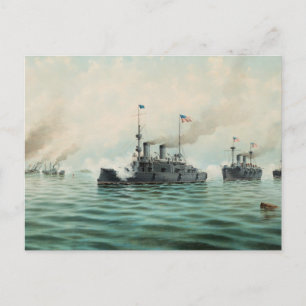 Manila Bay: "You May Fire When Ready, Gridley" Postcard