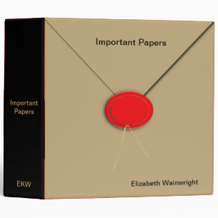 Manila Envelope Custom Binder