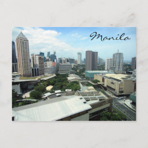 manila greenbelt postcard