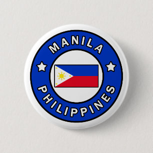 Manila Philippines 2 Inch Round Button
