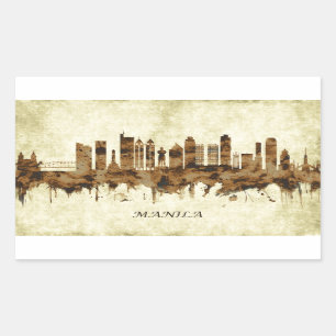 Manila Philippines Cityscape Sticker