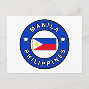 Manila Philippines Postcard