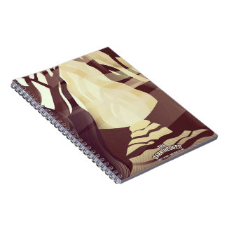 Manila Philippines travel poster. Notebook