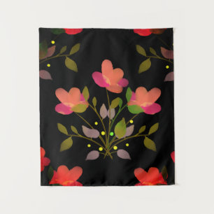 Manila Shawl Style Floral Tapestry