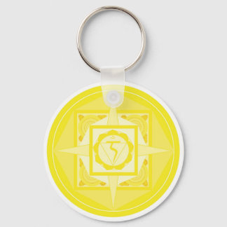 Manipura Chakra Mandala (Solarplexus Chakra) Keychain