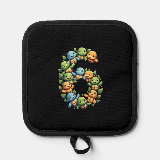 Manique 6th Birthday Sea Turtle Tortoise Theme Party 6 Yea (Recto)