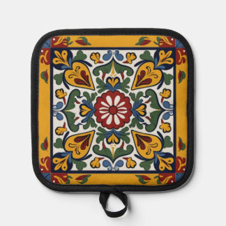 Manique Carreau de Talavera avec coeurs