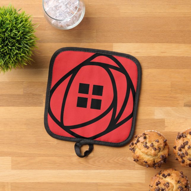 Manique Charles Rennie Mackintosh Red Rose (De haut en bas)