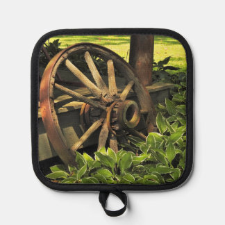 Manique Charme rustique - Patiné Wagon Wheel Photographie