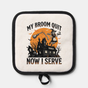Manique Chemise d'attendant d'Halloween Balai Cassa Humour