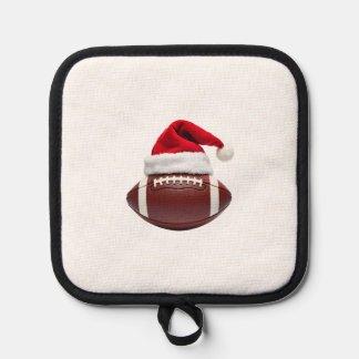 Manique Christmas American Football Ball Santa Hat (1)