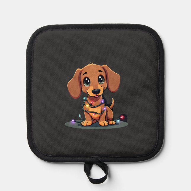 Manique Christmas Dachshund Lights (1) (Recto)