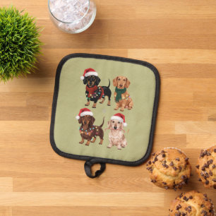Manique Dachshund Christmas Chien Maman Lover Noël Cadeau