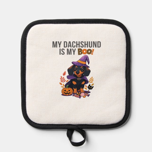 Manique Dachshund Halloween Costume  My Dachshund is My Bo (Recto)