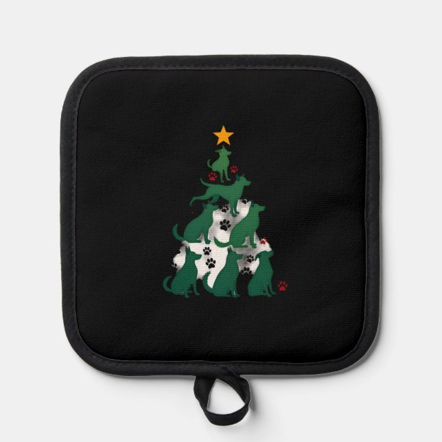 Manique Dog Christmas Tree Shirt - Dog Christmas (2) (Recto)