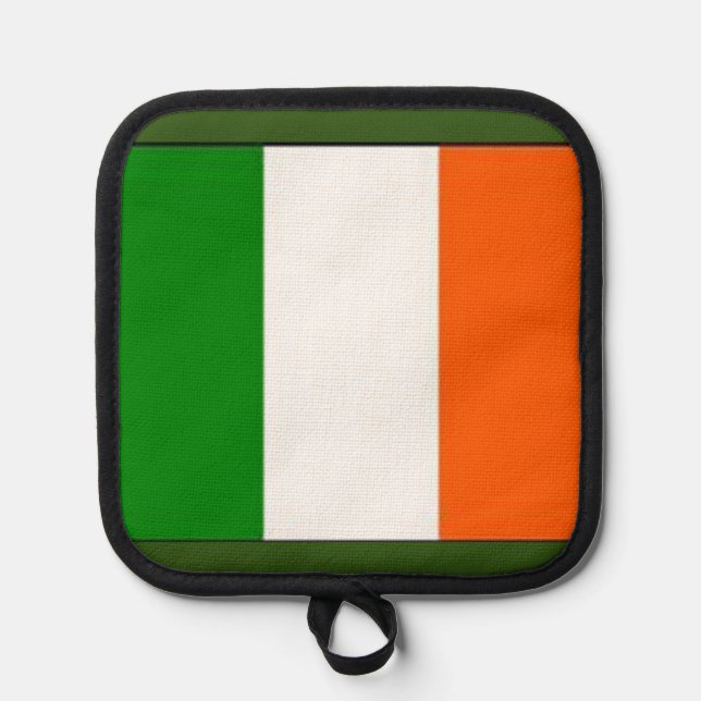Manique Drapeau irlandais Shamrock (Recto)