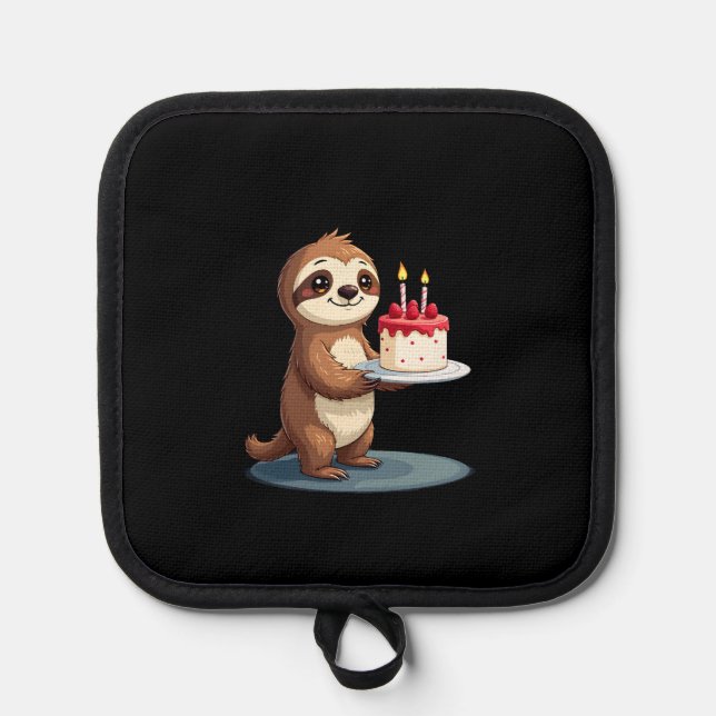 Manique Funny Birthday Cake with Sloth Costume for Boys an (Recto)