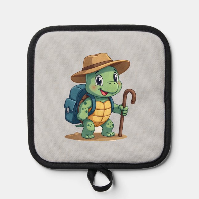 Manique Funny Turtle Hiking Graphic Camping Lover Adventur (Recto)