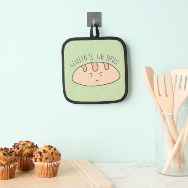 Manique Gluten drôle est le gluten diable sans gluten (In situ (suspendu))