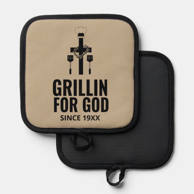 Manique Grillin pour le détenteur de pots de Dieu (Recto/Verso)