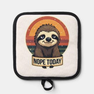 Manique Grumpy Sloth Vintage Funny Retro Shirt Design