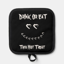 Halloween Boire ou Manger Pot Titulaire