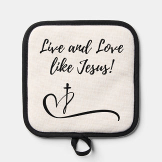 Manique Jesus Oven Mitt et détenteur de pot