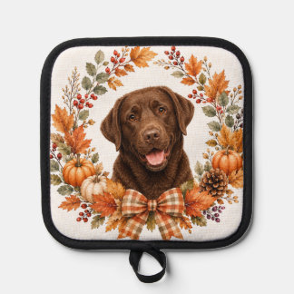 Manique Labrador Chocolat Automne