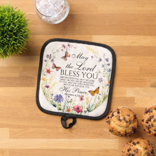Manique Nombres 6:24-26 Que le Seigneur vous bénisse Fleur