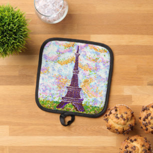 Manique Porte-poste Tour Eiffel Pointillisme