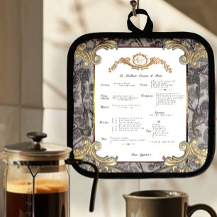 Manique Pot de menu français