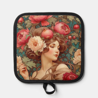 Manique Protège-pot femme aux fruits floraux