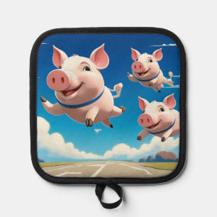 Manique Quand les cochons volent drôles de porcs aéroporté