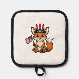 Manique Renard Patriotique Vintage Gravure Chemise Design_