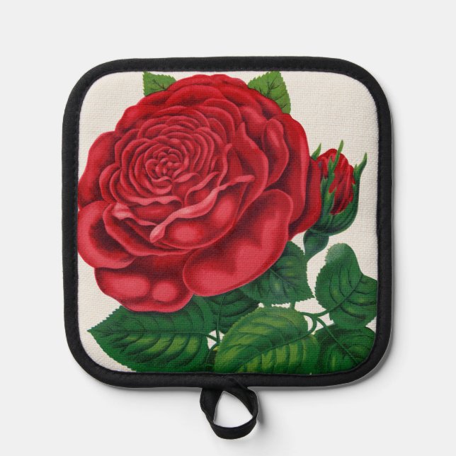 Manique Rose Print Rochester Lithographing and Printing Co (Recto)