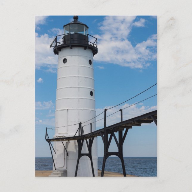 Manistee Lighthouse Postcard (Front)