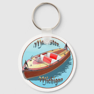 Manistee, Michigan Keychain