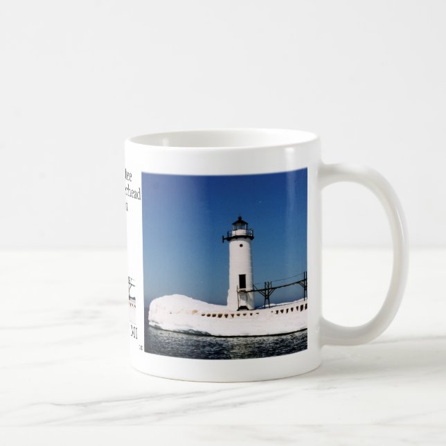 Manistee North Pierhead Light mug (Right)