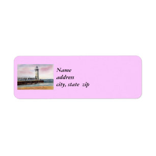 Manistee North Pierhead Lighthouse Return Address