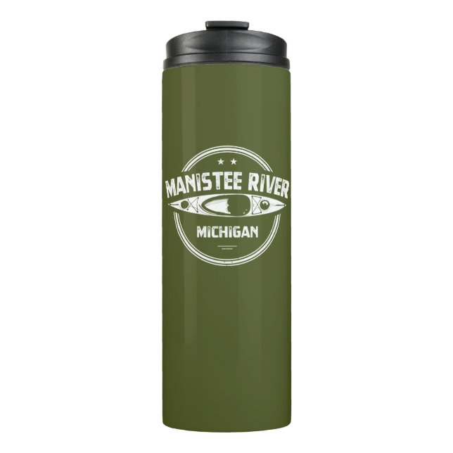 Manistee River, Michigan Thermal Tumbler (Front)