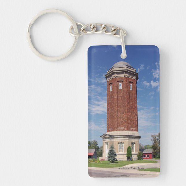 Manistique Water Tower key chain (Front)