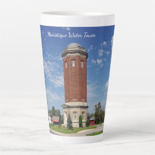 Manistique Water Tower Latte Mug