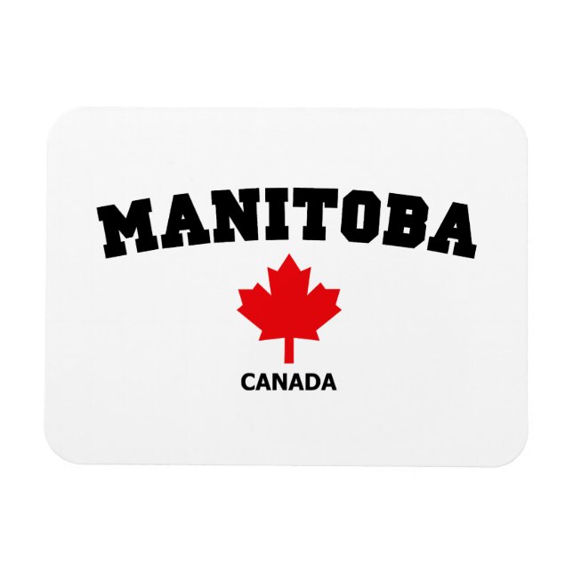 Manitoba Block Magnet (Horizontal)