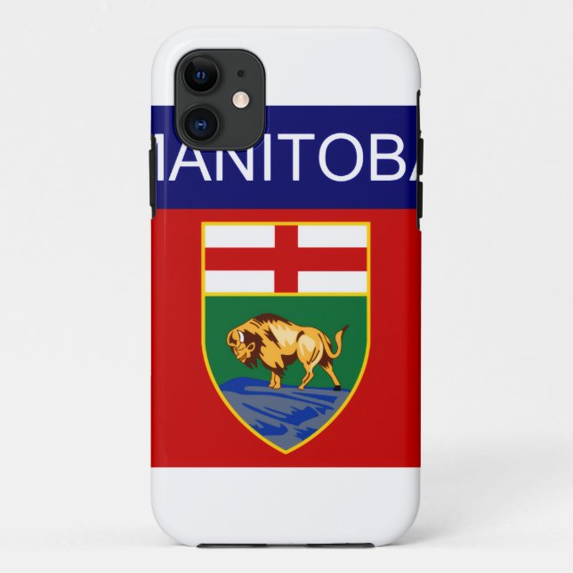 Manitoba Flag Case-Mate iPhone Case (Back)