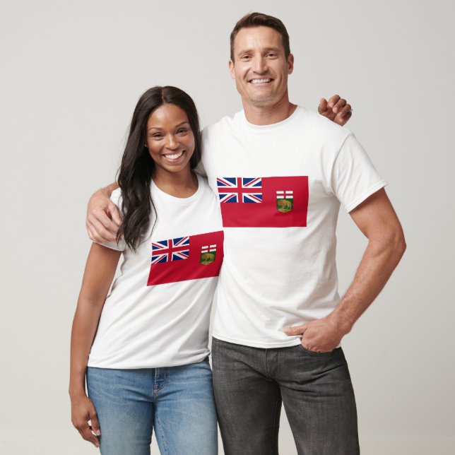 Manitoba Flag Graphic T-Shirt (Unisex)