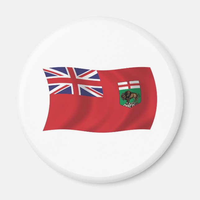 Manitoba Flag Magnet (Front)
